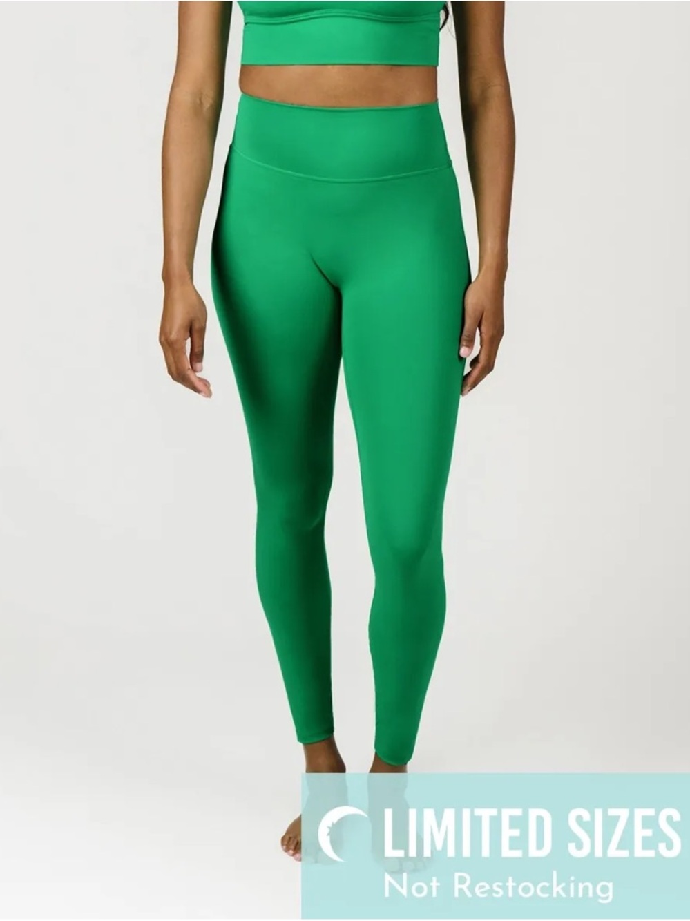 Zyia Confuence High-Rise Green Performance Leggings NWT size 4